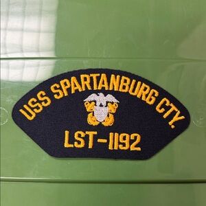 USS Spartanburg County embroidered naval Patch